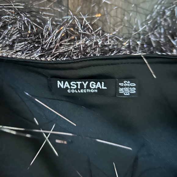 Nasty gal fringe jacket and shorts set size 0 - Picture 4 of 6